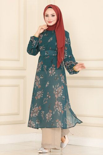moda selvim Combine 5160AL357 Petroleum & Vision - Thumbnail