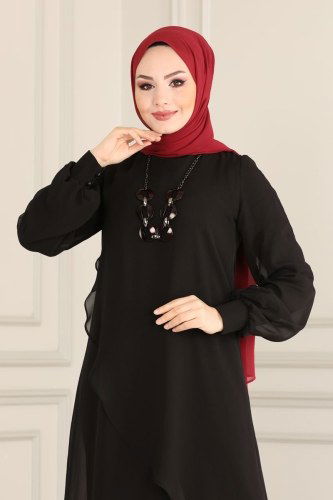 moda selvim Combine 5401AB368 Black - Thumbnail