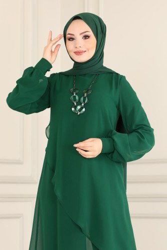 moda selvim 5401AB368 الزيتي طقم - Thumbnail