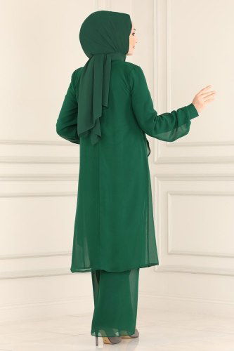 moda selvim 5401AB368 الزيتي طقم - Thumbnail