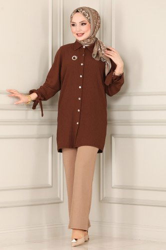 moda selvim Combine 5642AYD574 Brown &Vision - Thumbnail
