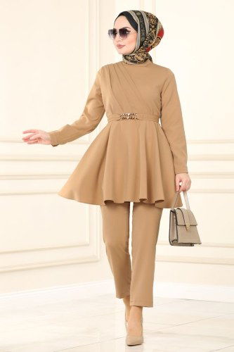 moda selvim Combine 5860BSK463 Latte - Thumbnail