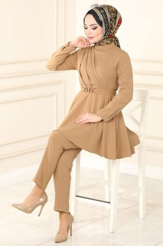 moda selvim Combine 5860BSK463 Latte - Thumbnail