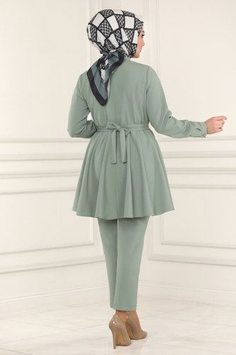moda selvim 5860BSK463 تركوازي طقم - Thumbnail