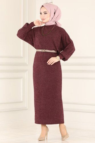 moda selvim Combine 6012MRT754 Claret Red - Thumbnail