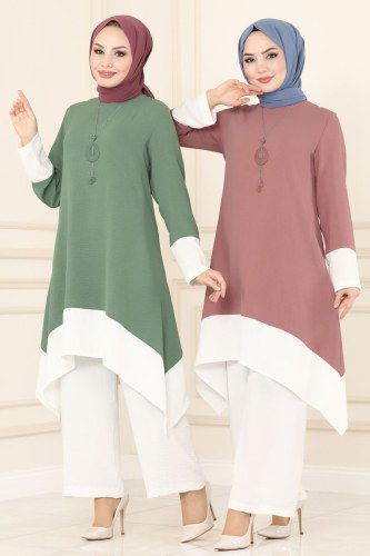 S.V.L. - 6538S324 تركوازي&السكري طقم