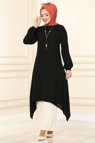 moda selvim Combine 6795S324 Black&Creme - Thumbnail