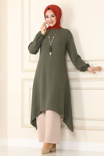 moda selvim Combine 6795S324 Khaki&Vision - Thumbnail