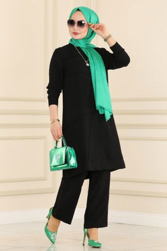S.V.L. - 6803S324 اسود طقم