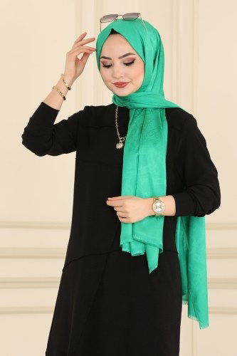 moda selvim 6803S324 اسود طقم - Thumbnail