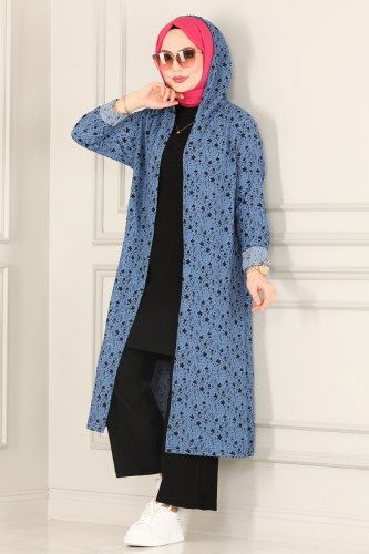 moda selvim 7001YNS793 ياقوتي طقم - Thumbnail