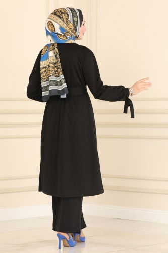 moda selvim Combine 7011MRT754 Black - Thumbnail