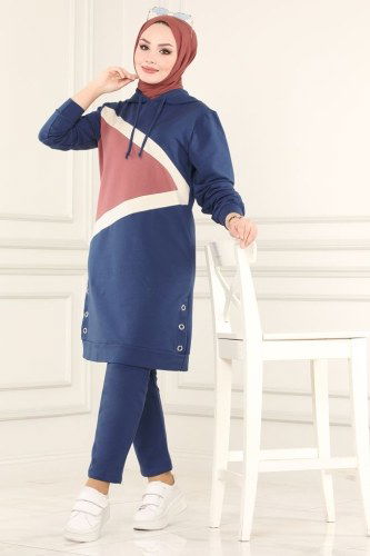 moda selvim Combine 7054NZR779 Indigo - Thumbnail