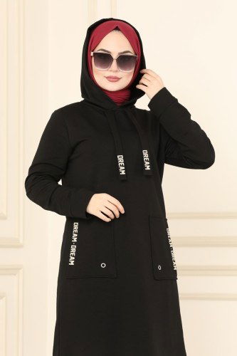 moda selvim Combine 7058NZR779 Black - Thumbnail