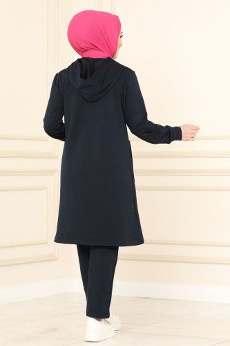 moda selvim Combine 7058NZR779 Navy Blue - Thumbnail