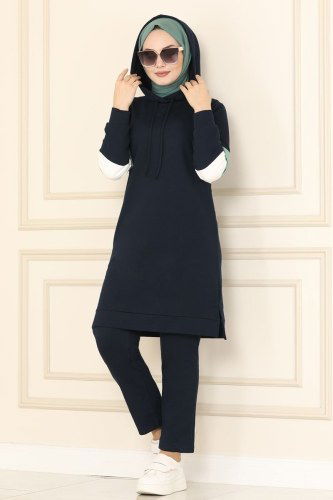 N.Z.R. - Combine 7086NZR779 Navy Blue