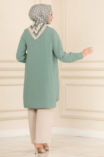 moda selvim 7189NZR779 النعناع والرؤية طقم - Thumbnail