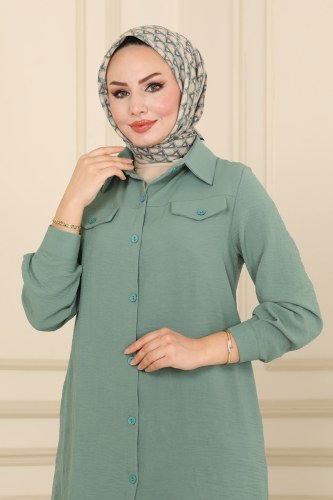 moda selvim 7189NZR779 النعناع والرؤية طقم - Thumbnail