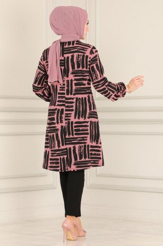 moda selvim 8001MRT754 الزهري طقم - Thumbnail