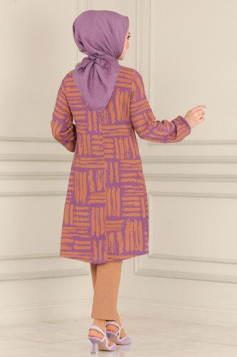 moda selvim Combine 8001MRT754 Lilac - Thumbnail