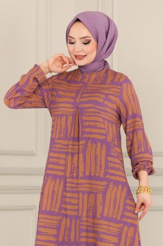 moda selvim Combine 8001MRT754 Lilac - Thumbnail
