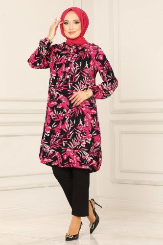 moda selvim Combine 8002MRT754 Fuchsia - Thumbnail