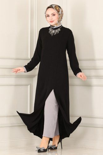 moda selvim Combine 8053MDA386 Black&Gray - Thumbnail