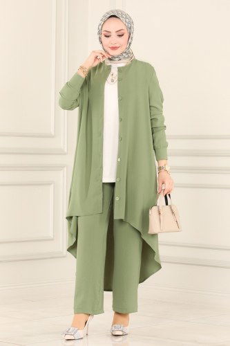 moda selvim Combine 8072MDA386 Soft Green - Thumbnail