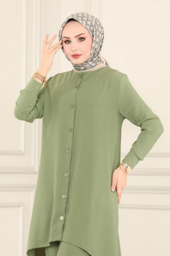 moda selvim Combine 8072MDA386 Soft Green - Thumbnail