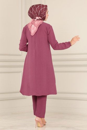 moda selvim Combine 8225AYD574 Dark Dusty Rose - Thumbnail