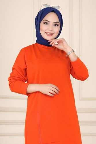 moda selvim Combine 8680AYD574 Orange - Thumbnail