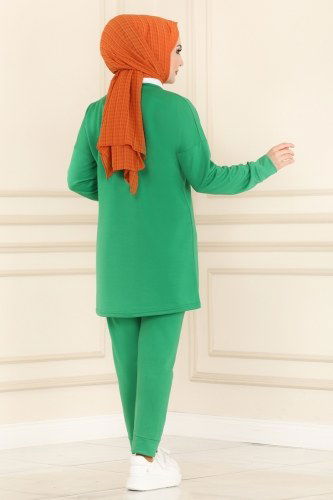 moda selvim Combine 8888ASY563 Benetton Green - Thumbnail