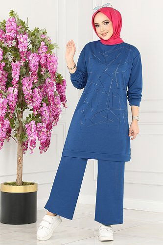 moda selvim Combine 9000SBL832 Indigo - Thumbnail