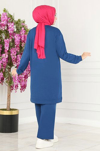 moda selvim 9000SBL832 ياقوتي طقم - Thumbnail