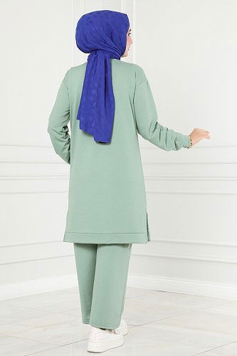 moda selvim 9000SBL832 تركوازي طقم - Thumbnail