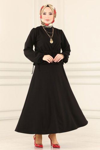 moda selvim Combine 9186MAK757 Black - Thumbnail