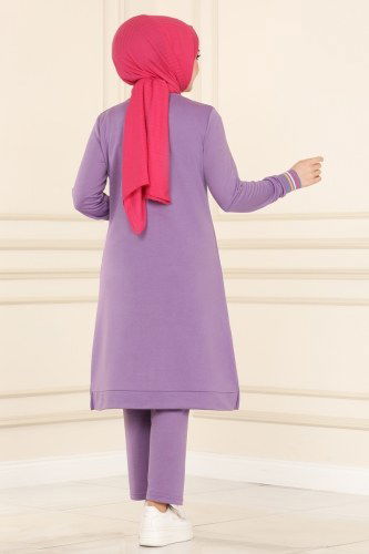 moda selvim Combine 9999ASY563 Lilac - Thumbnail