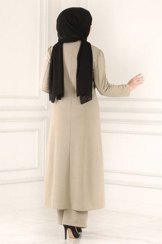 moda selvim ASM2500 Mink طقم - Thumbnail