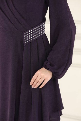moda selvim Combine ASM2527 Purple - Thumbnail