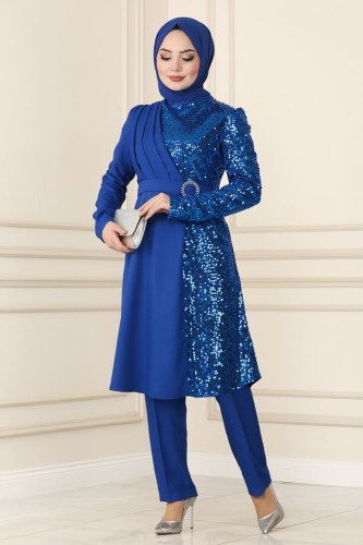 moda selvim Combine ASM2542 Saxe - Thumbnail