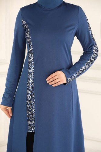 moda selvim Combine ASM2554 Indigo&Black - Thumbnail