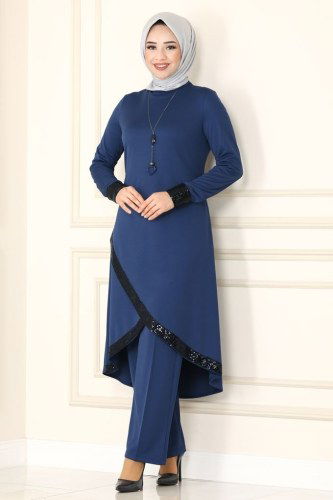 moda selvim ASM2559 ياقوتي طقم - Thumbnail