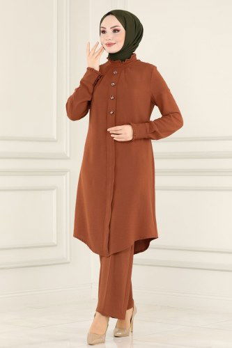 moda selvim Combine ASM2562 Tan - Thumbnail