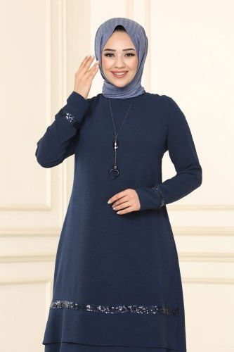 moda selvim Combine ASM2563 Navy Blue - Thumbnail
