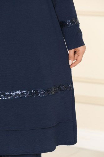 moda selvim Combine ASM2563 Navy Blue - Thumbnail