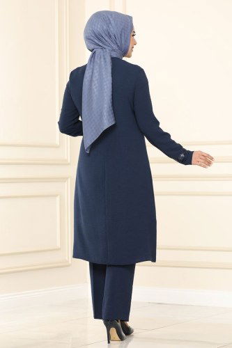 moda selvim Combine ASM2563 Navy Blue - Thumbnail