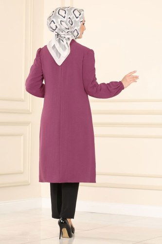 moda selvim Combine ASM2564 Dark Dusty Rose&Black - Thumbnail