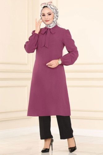 moda selvim Combine ASM2564 Dark Dusty Rose&Black - Thumbnail