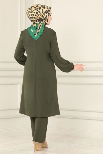 moda selvim Combine ASM2564 Khaki - Thumbnail