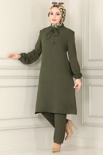 moda selvim Combine ASM2564 Khaki - Thumbnail